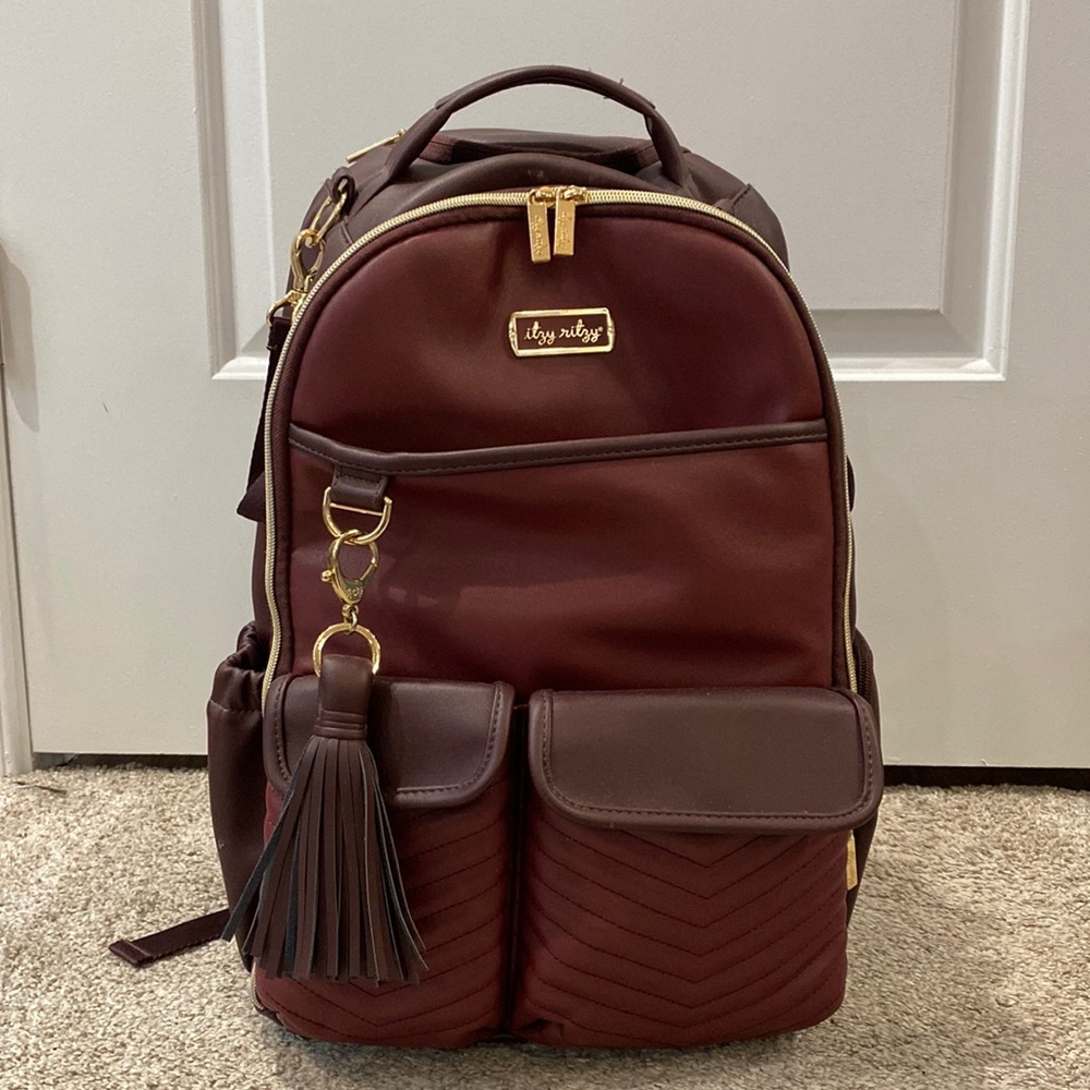Limited Edition Hello Merlot Itzy Ritzy Boss backpack